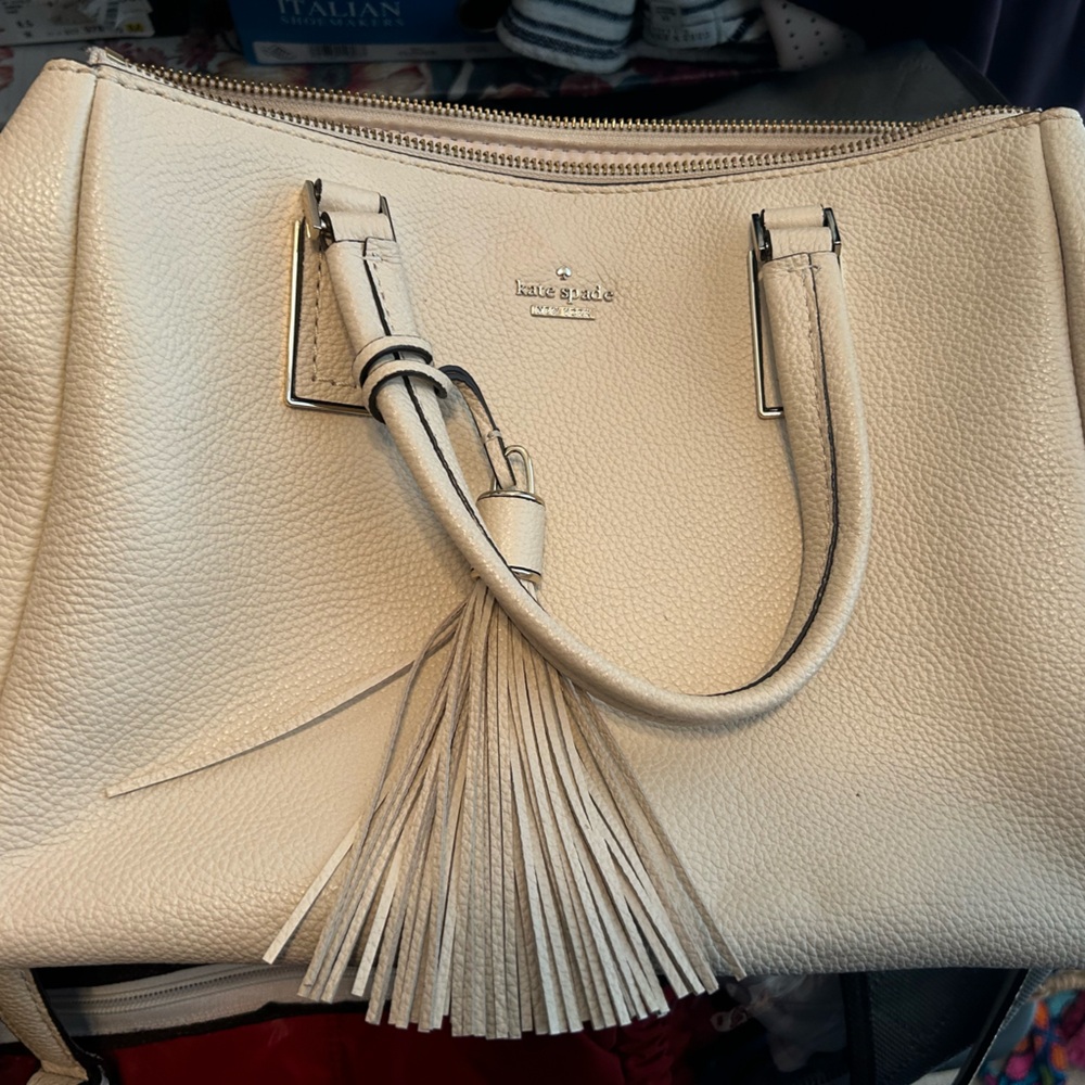 Kate spade- white purse